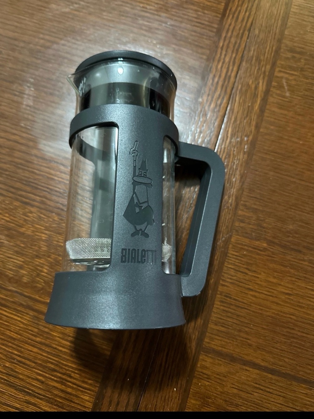 Bialetti Black Glass French Press Coffee Maker